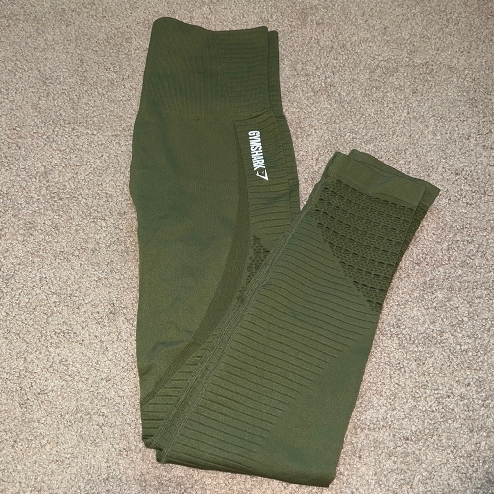 Green small Gymshark leggings